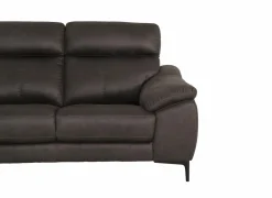 Zetel Angele 2,5+2-zit - stof - bruingrijs