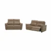 Zetel Back 3+2-zit - leder - camel met relax