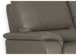 Zetel Barbiero  3-zit - leder - elephant taupe