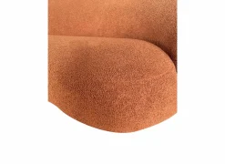 Zetel Bean 3-zit - stof - oranje