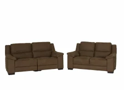 Zetel Berry 3+2-zit - stof - cognac