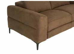 Zetel Blake 3-zit - stof - cognac met relax