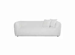 Zetel Bowie 3-zit - stof - grijs & wit