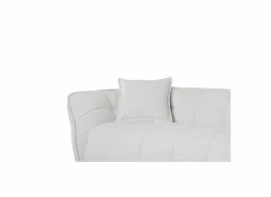 Zetel Bowie 3-zit - stof - grijs & wit