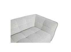 Zetel Bowie 3-zit - stof - grijs & wit