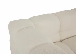 Zetel Bubble 2,5-zit - stof - wit