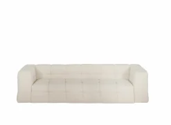 Zetel Bubble 4-zit - stof - wit