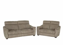 Zetel Centanni 2,5+2-zit - stof - grijs met relax