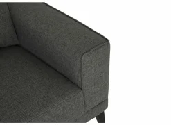 Zetel Colt 3-zit - stof - grijs