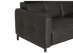 Zetel Dervaux 3+2-zit - stof - antraciet met relax