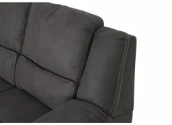 Zetel Elle 3+2-zit - stof - bruin met relax