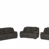 Zetel Elle 3+2+1-zit - stof - bruin met relax
