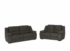 Zetel Elle 3+2-zit - stof - bruin