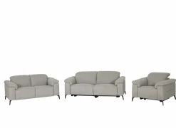 Zetel Funk 3+2+1-zit - stof - grijs met relax