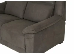 Zetel Globe 3+2-zit - stof - bruingrijs met 2 relaxen