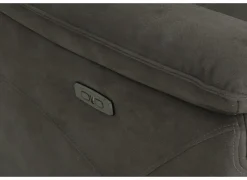 Zetel Globe 3+2-zit - stof - bruingrijs met 2 relaxen