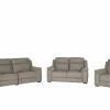 Zetel Grande 3+2+1-zit - stof - silver grey met relax