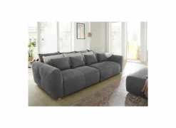 Zetel Gulliver 4-zit - stof - donkergrijs