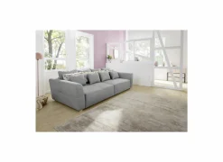 Zetel Gulliver 4-zit - stof - lichtgrijs