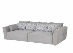 Zetel Gulliver 4-zit - stof - grijs