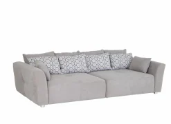 Zetel Gulliver 4-zit - stof - grijs