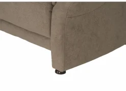 Zetel Marente 3+2+1-zit - stof - bruin met poef