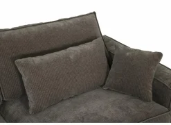 Zetel Marlon 3-zit - stof - bruin