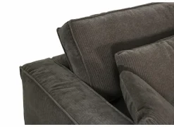 Zetel Marlon 3-zit - stof - bruin