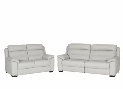 Zetel Olympe 2,5+2-zit - leder - beige