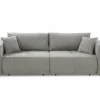 Zetel Relax Bigsofa 4-zit - stof - chenil lichtgrijs