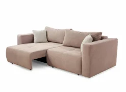 Zetel Relax Bigsofa 4-zit - stof - rosa