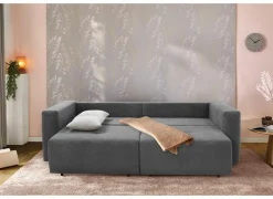 Zetel Relax Bigsofa 4-zit - stof - donkergrijs