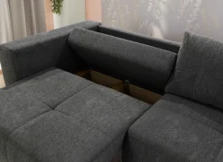 Zetel Relax Bigsofa 4-zit - stof - chenil antraciet