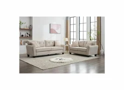 Zetel Road 3-zit - stof - beige