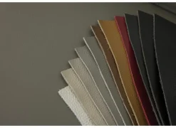 Zetel Singer 2,5+2-zit - leder - taupe