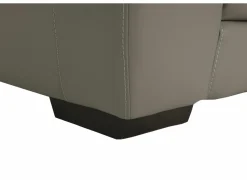 Zetel Singer 2,5+2-zit - leder - taupe