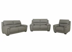 Zetel Sneak 2,5+2+1-zit - leder - elephant