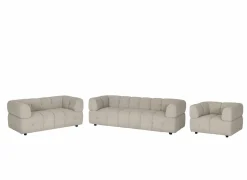 Zetel Tortuga 1-zit - stof - beige