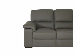 Zetel Tributo 3+2-zit - leder - elephant royal met relax