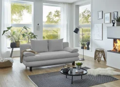 Zetelbed SO240 Bern 2 persoons - stof - grijs