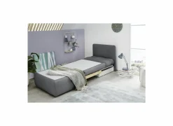 Zetelbed Tunis 1 persoons - 85x82cm - stof - donkergrijs