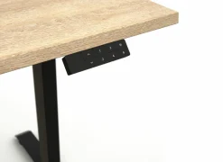 Zit sta bureau Flexo-2 200x80xH73-123cm - decor - zand eik