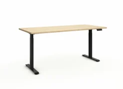 Zit sta bureau Flexo-2 180x80xH73-123cm - decor - zand eik