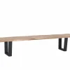 Zitbank Scarface 270cm - sheesham massief - naturel