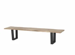 Zitbank Scarface 220cm - sheesham massief - naturel