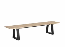 Zitbank Sherwood 210cm - eik massief - naturel