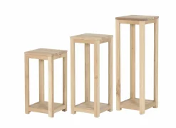 Zuil Arriba 30x30x60cm - eik massief - naturel