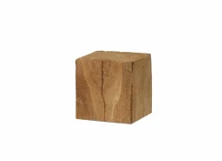 Zuil Kubus 20x20x20cm - eik massief - naturel