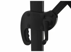 Zweefparasol Ekaterini 300x300cm - zwart met beschermhoes