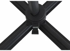 Zweefparasol Thalassa 250x250cm zwart met beschermhoes